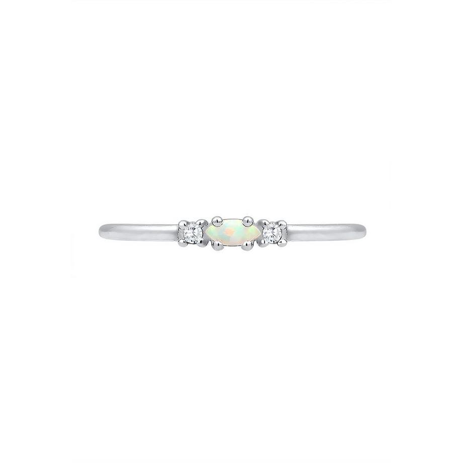 Elli  Ring Filigran Opal Zirkonia 