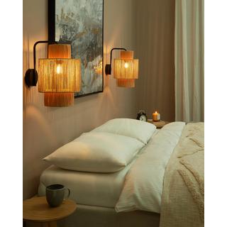 Beliani Lampe murale en Feuille de palmier Boho JAMMA  