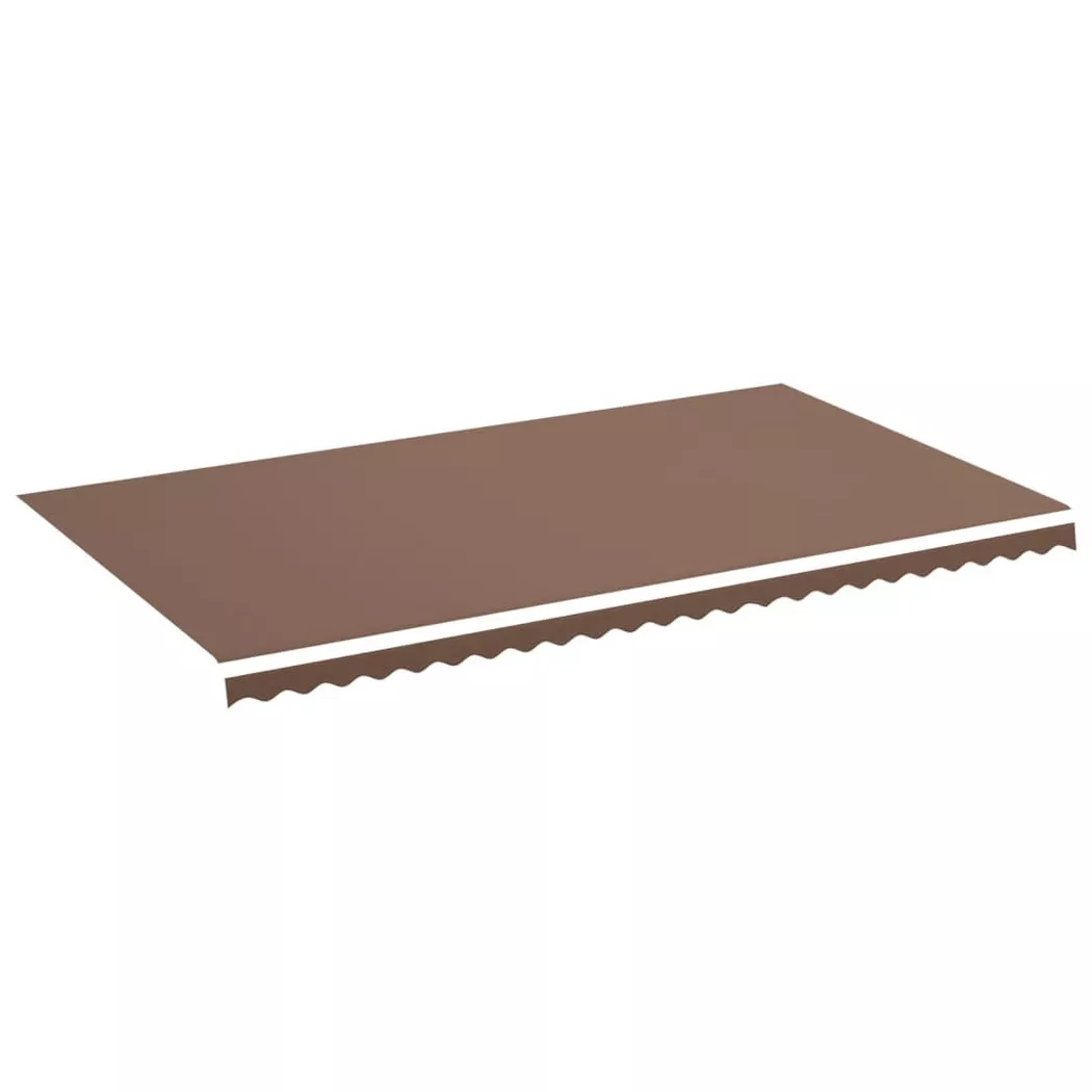 VidaXL - Ersatz-markisenstoff polyester, One Size, Braun