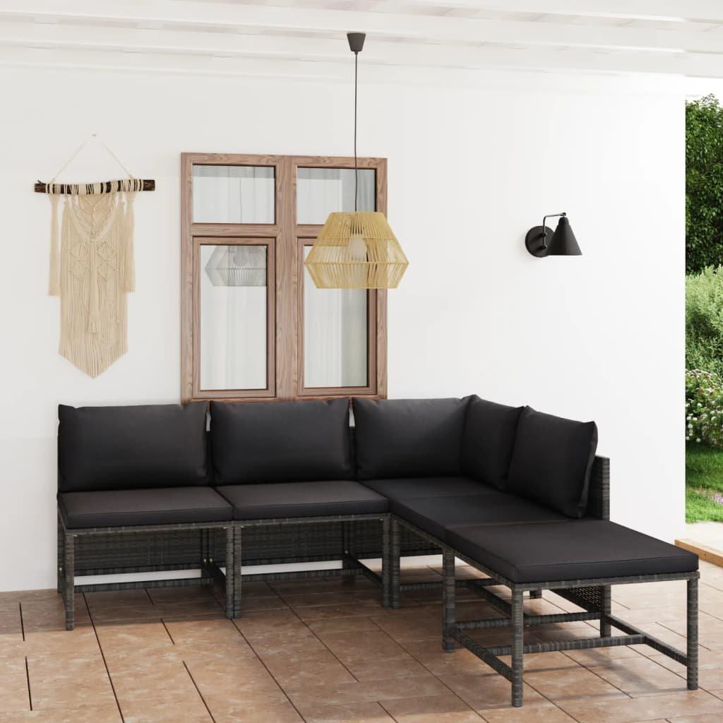 VidaXL Garten-lounge-set poly-rattan  