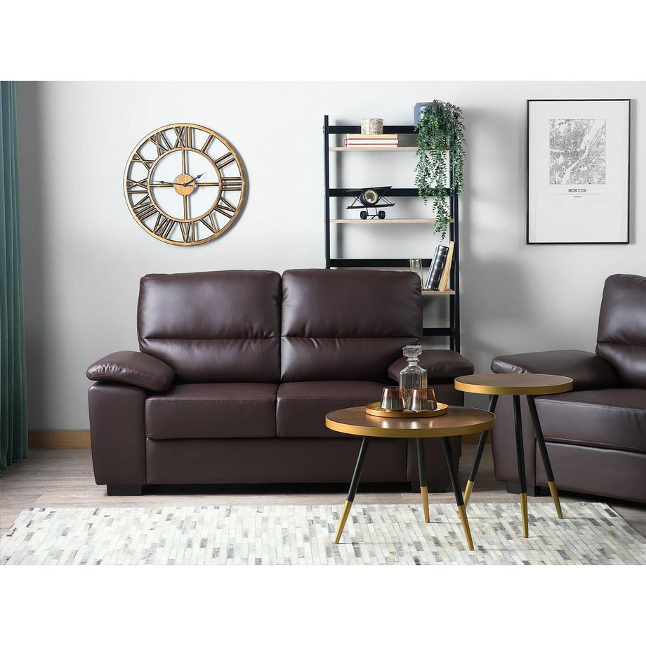 Beliani 2 Sitzer Sofa aus Kunstleder  VOGAR  