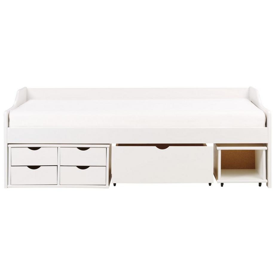 Beliani Tagesbett mit Stauraum aus Kiefernholz Skandinavisch ROYVILLE  