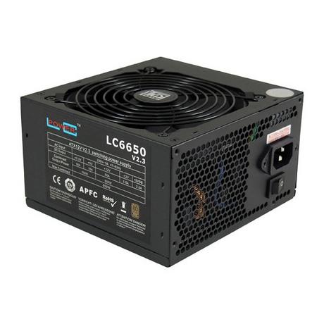 LC-POWER  LC6650 V2.3 alimentatore per computer 650 W 20+4 pin ATX ATX Nero 