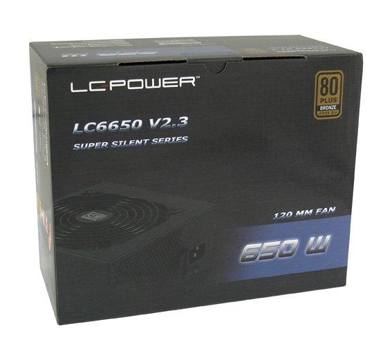 LC-POWER  LC6650 V2.3 unité d'alimentation d'énergie 650 W 20+4 pin ATX ATX Noir 