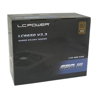 LC-POWER  LC6650 V2.3 unité d'alimentation d'énergie 650 W 20+4 pin ATX ATX Noir 