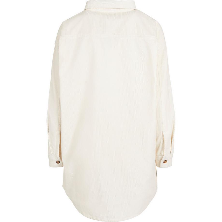 URBAN CLASSICS Camicia Lunga in Velluto a Coste  