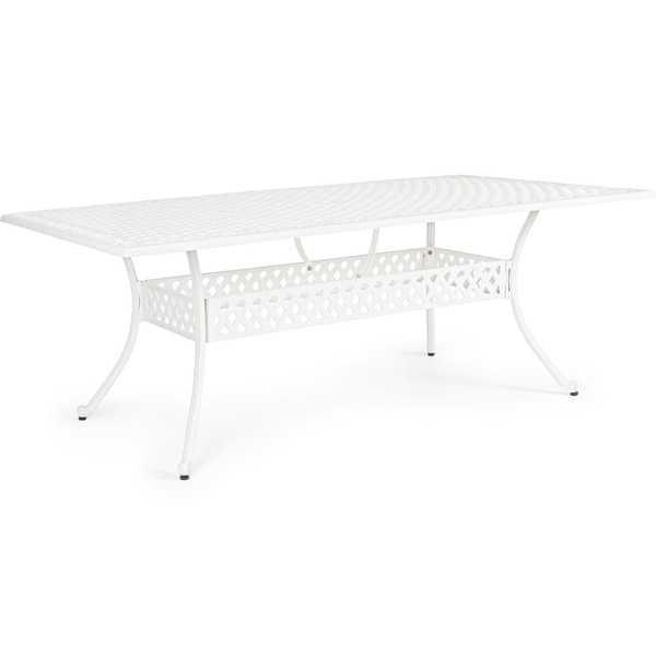 mutoni Table de jardin Ivrea 213x107 blanc  