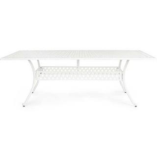 mutoni Table de jardin Ivrea 213x107 blanc  