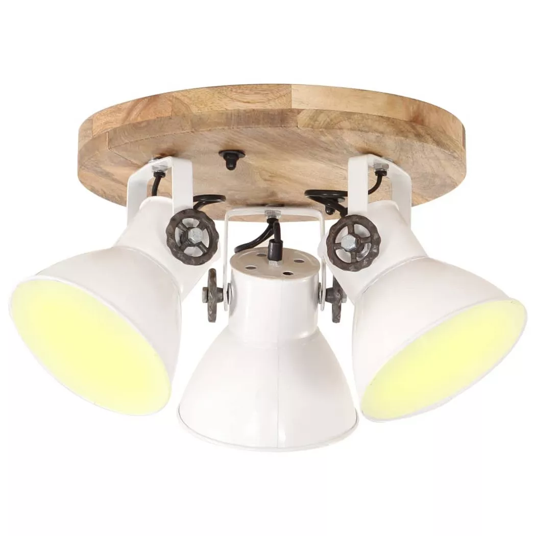 VidaXL – Deckenlampe eisen, 60 cm, Weiss