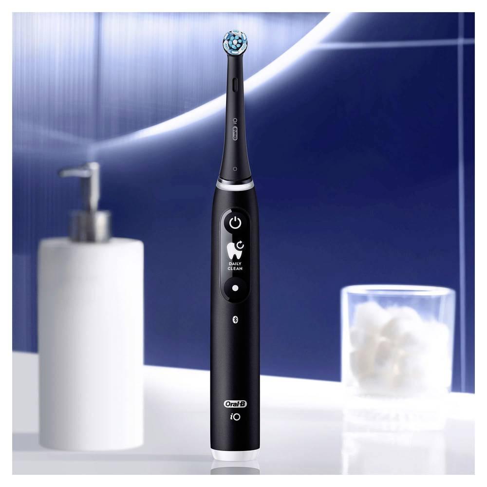 Oral-B iO Series 6s Black Lava  Elektrische Zahnbürste Rotierend/Oszilierend Schwarz  