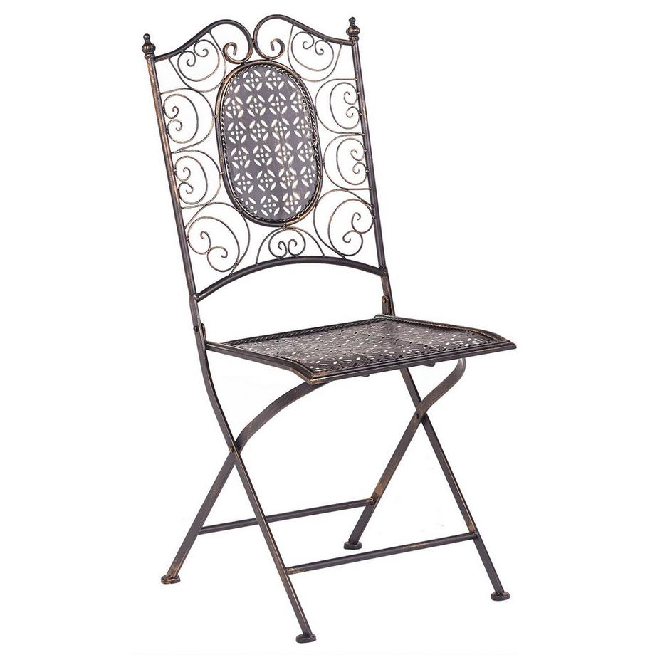 Beliani Bistro Set aus Eisen  BORMIO  