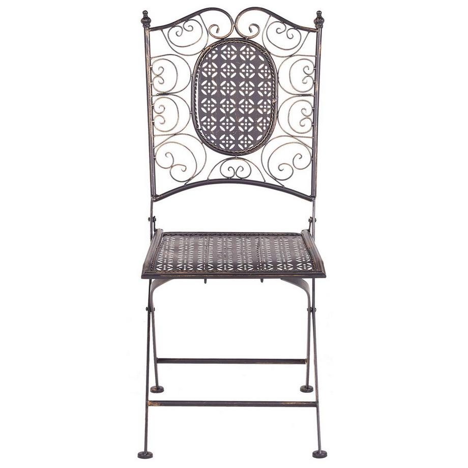 Beliani Bistro Set aus Eisen  BORMIO  