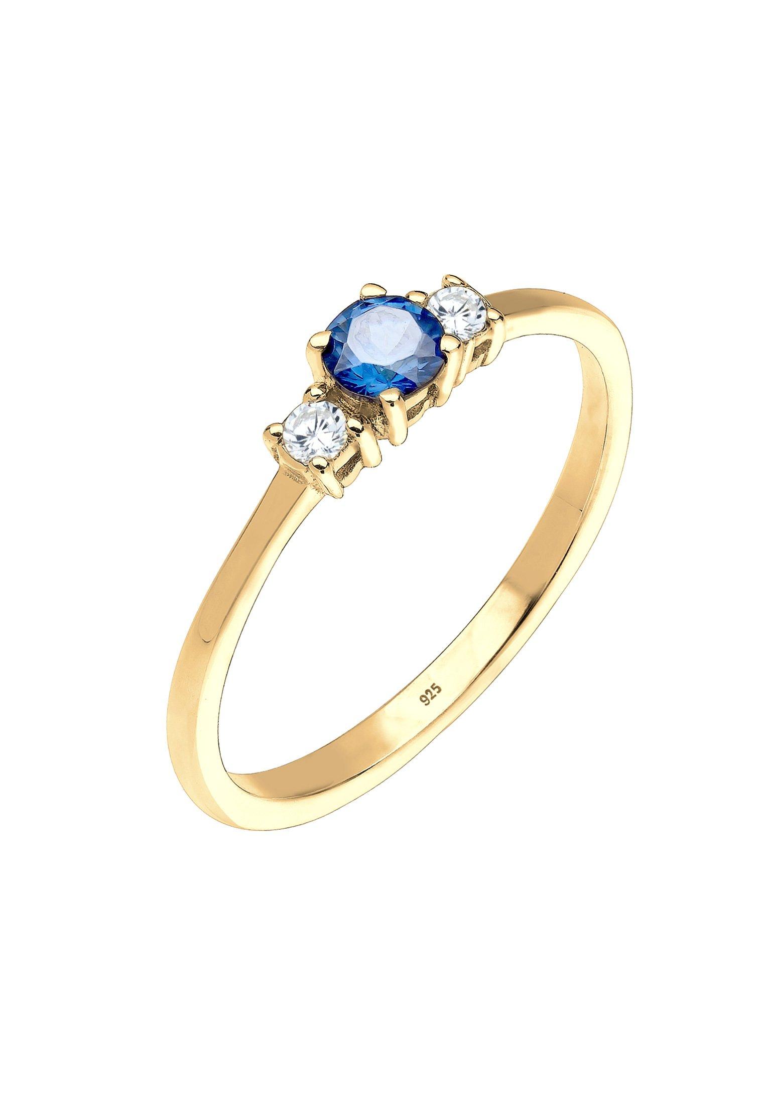 Elli  Ring Zirkonia Saphir 