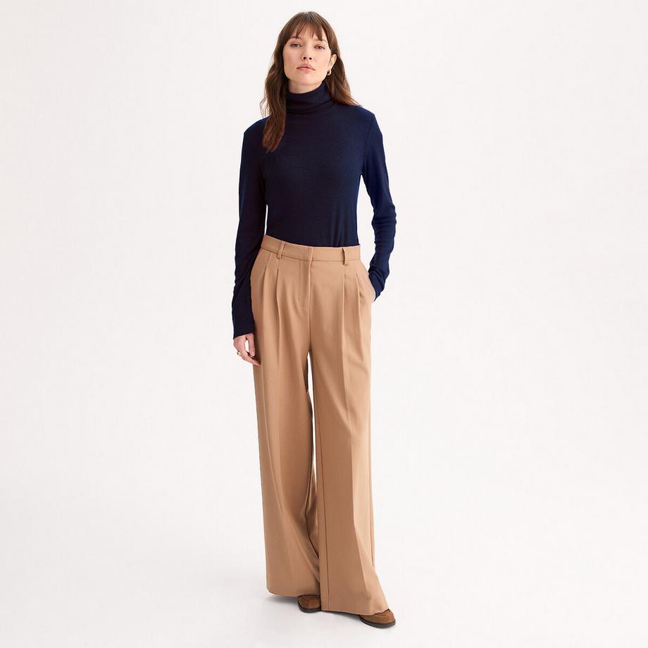 La Redoute Collections T-shirt Dolcevita Maniche Lunghe  