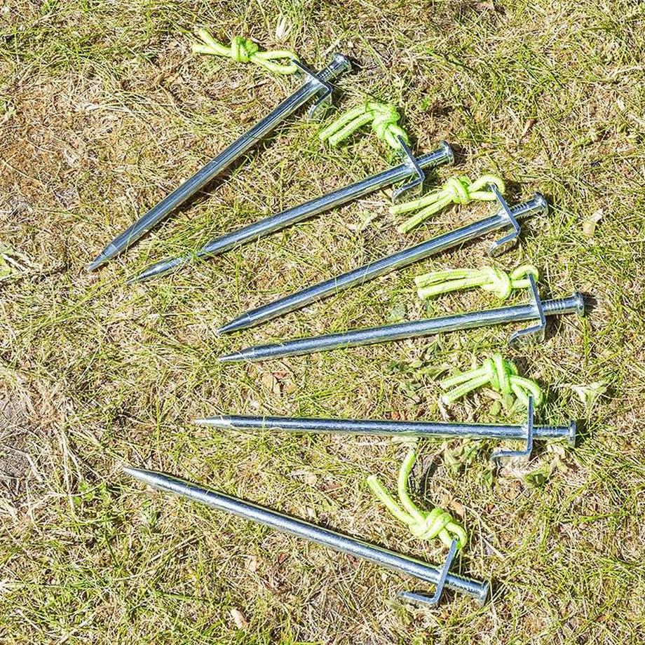Northio  Robuste Zeltheringe aus Stahl, 6er-Set 