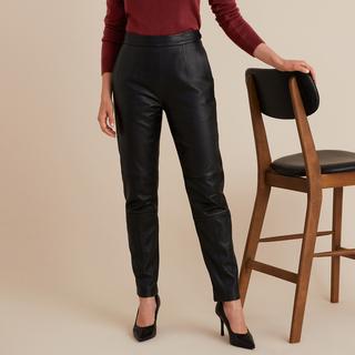 La Redoute Collections Pantalon 7/8 Cuir de Mouton  