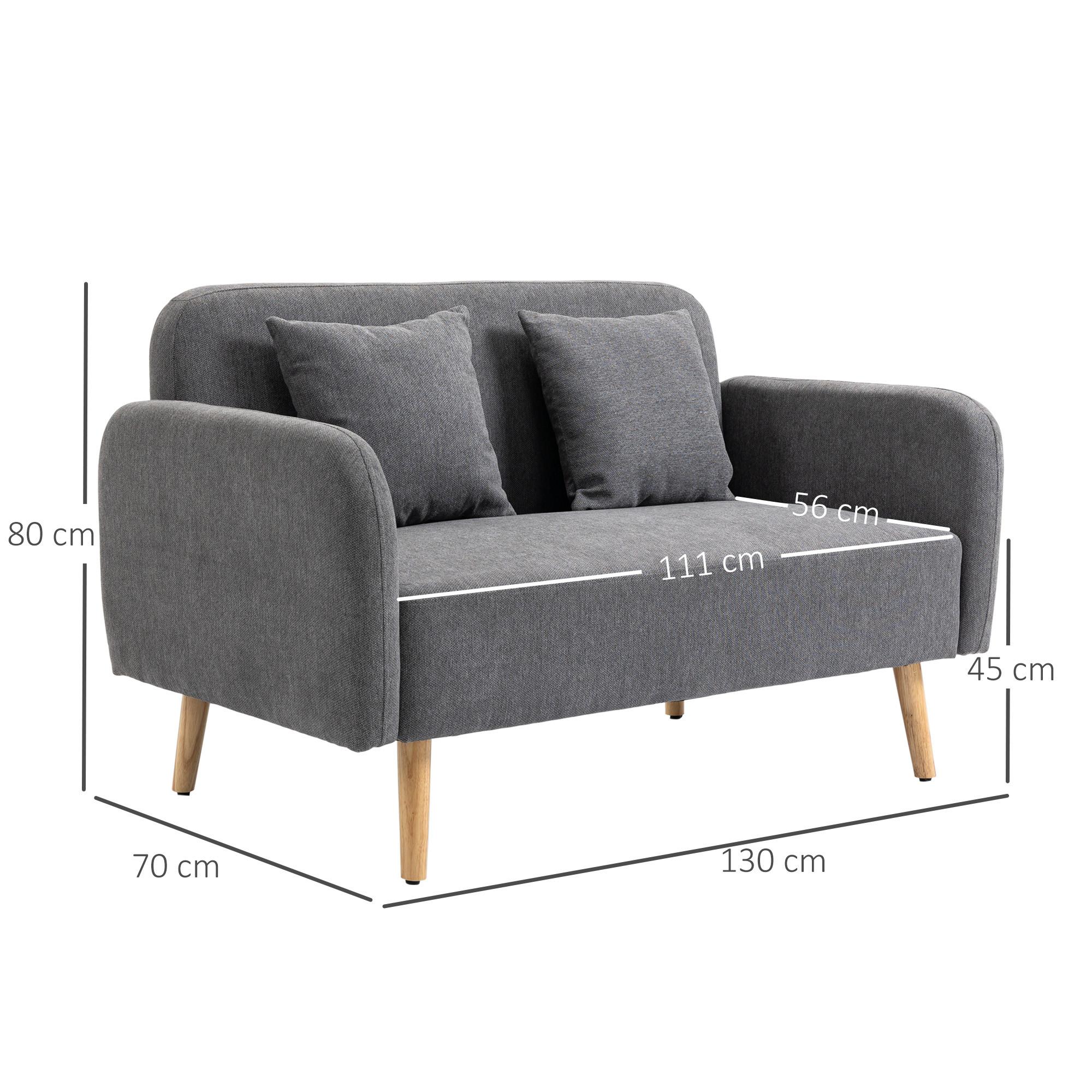 HOMCOM Sofa 2-Sitzer  