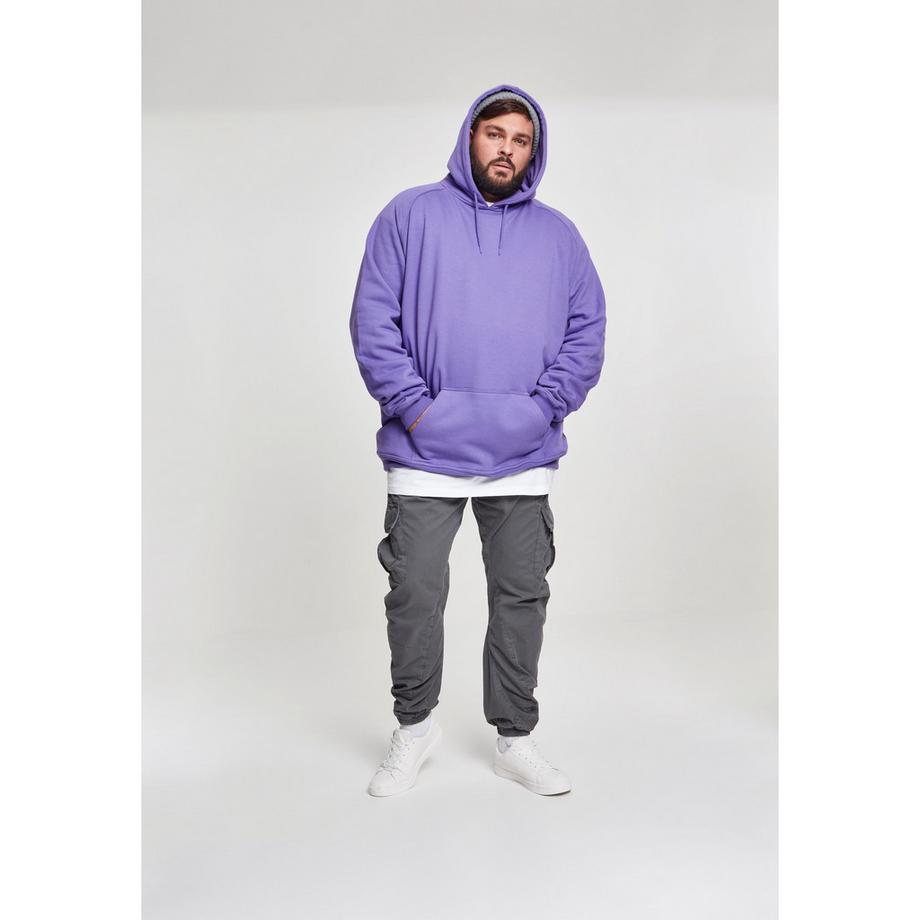 URBAN CLASSICS Classic Blank Oversized Felpa con Cappuccio Taglie Forti  