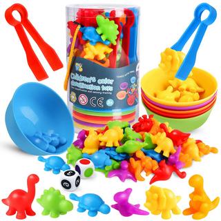 Activity-board  Jouets Tasses à trier et pinces assorties pour enfants 