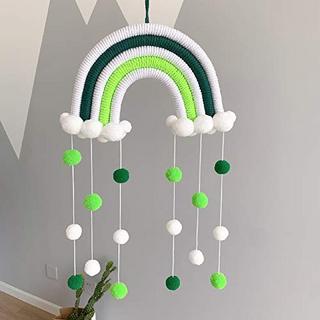 Alopini Makramee Regenbogen Wandbehang Heimdekoration Boho Raumdekoration  