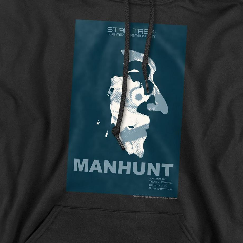 Star Trek The Next Generation Season 2 Episode 19 Felpa con cappuccio  