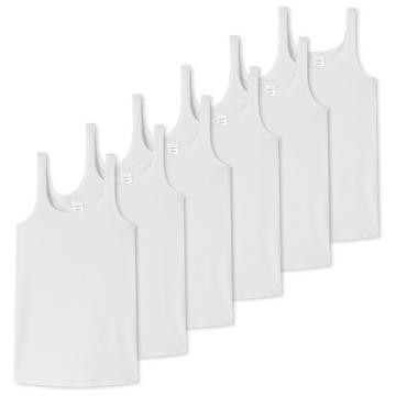 6er Pack Teens Girls 95/5 Organic Cotton - Tops / Unterhemden