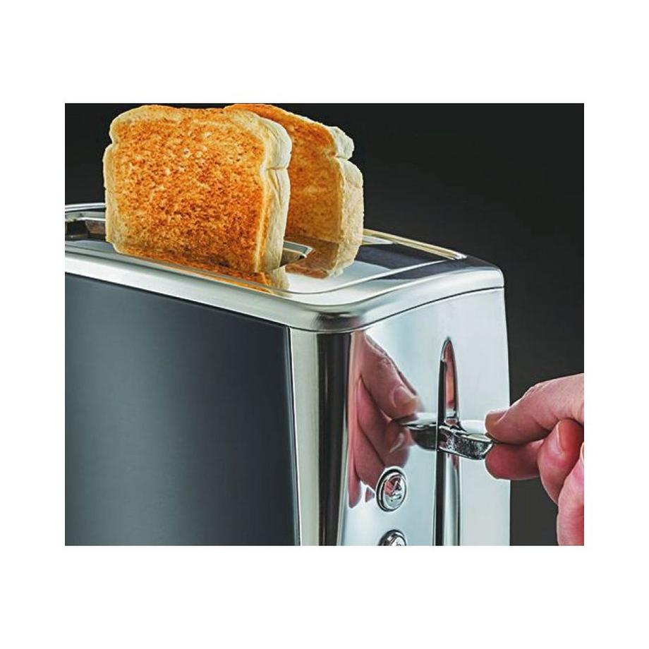 Russell Hobbs LUNA MOONLIGHT GREY TOASTER  