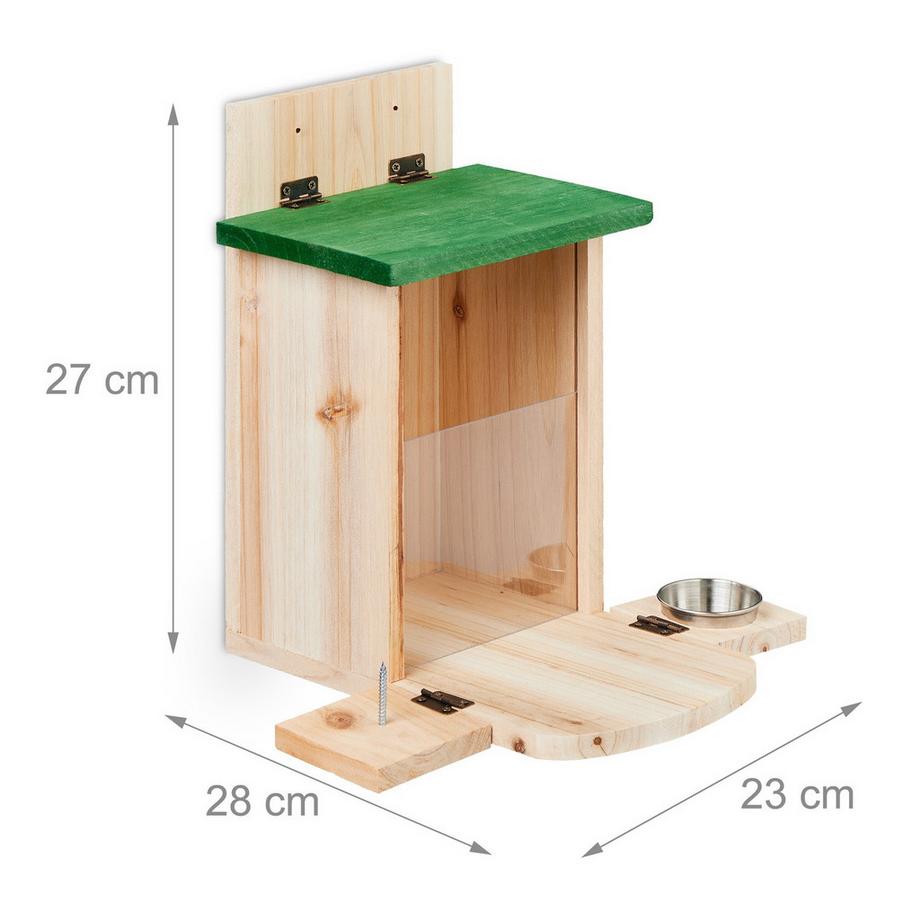 B2X  Haus zum Füttern von Eichhörnchen 