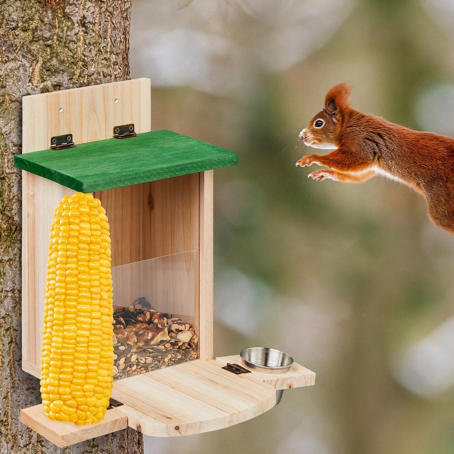 B2X  Haus zum Füttern von Eichhörnchen 