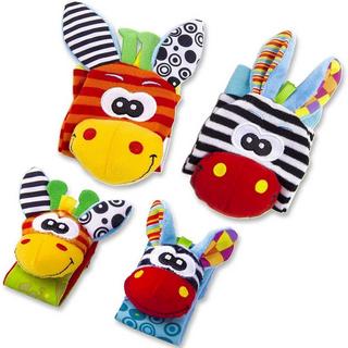 Activity-board  Jouet hochet bébé poignet et chaussettes, hochet bébé jouets doux développement jouet 