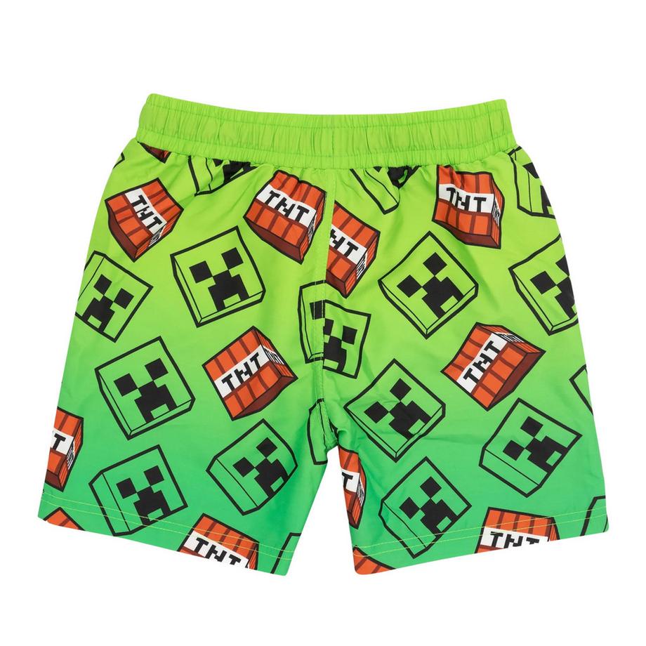 MINECRAFT  Costume Da Bagno A Pantaloncino Creeper 