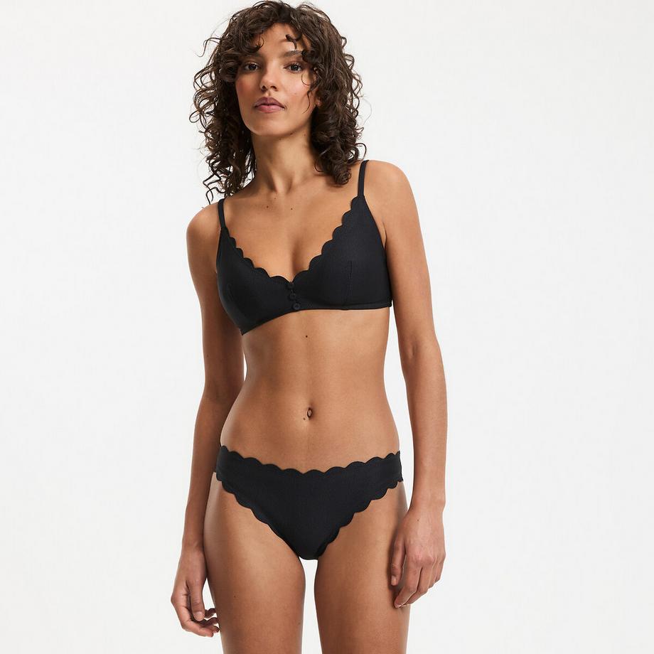 La Redoute Collections Slip bikini con bordo smerlato  