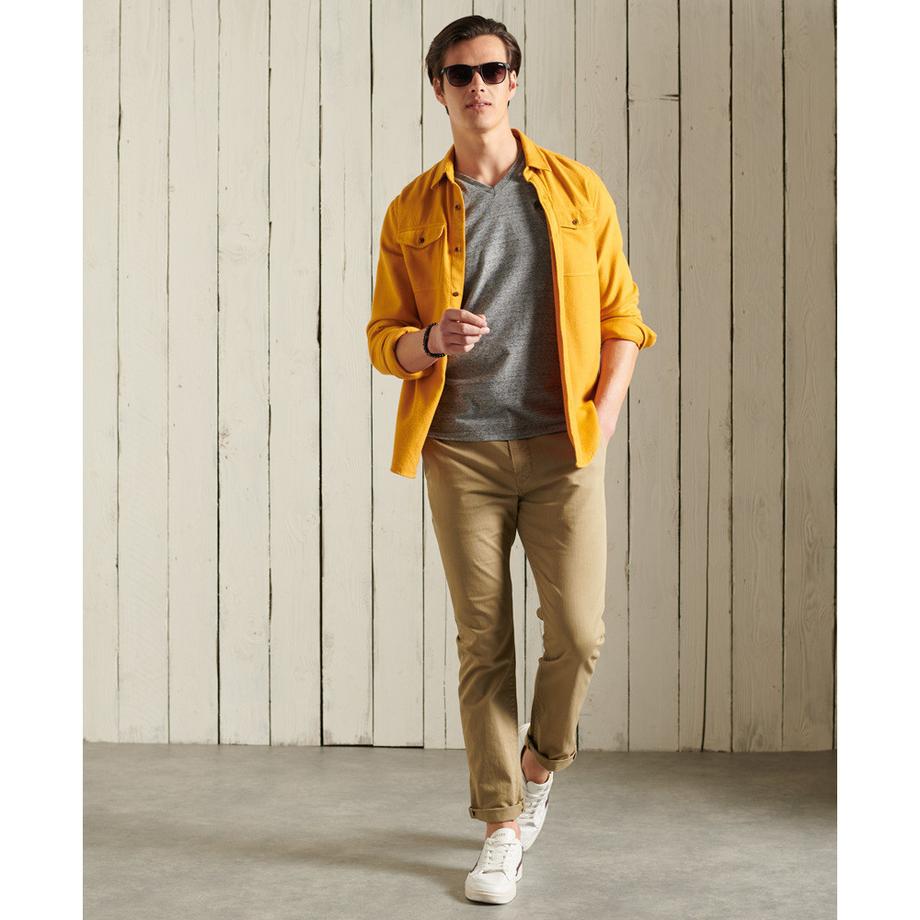 Superdry T-Shirt Col V Vintage  