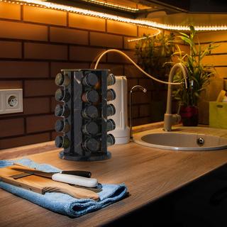 Northix Carrousel à épices aspect marbre  