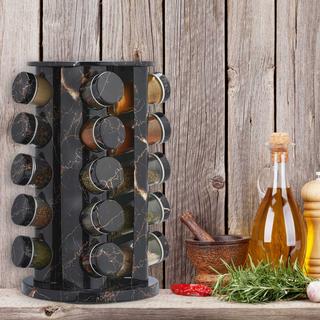 Northix Carrousel à épices aspect marbre  