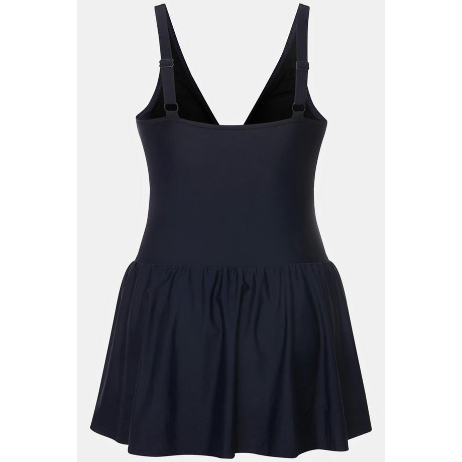 Ulla Popken Robe de Bain Armatures Bonnets Souples Fronces Recyclée  