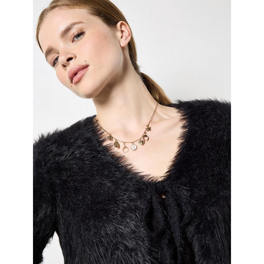 APRICOT Flauschiger Kurz Bolero  