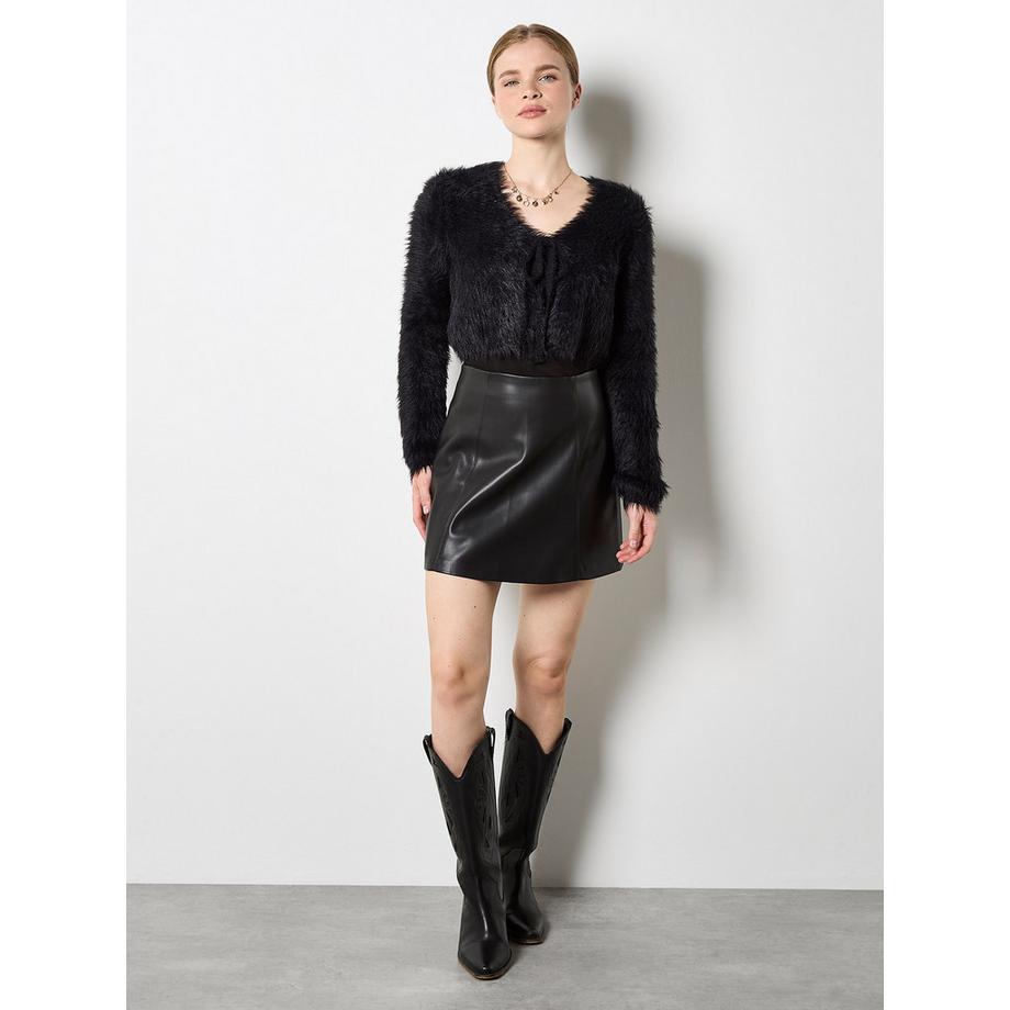 APRICOT Flauschiger Kurz Bolero  