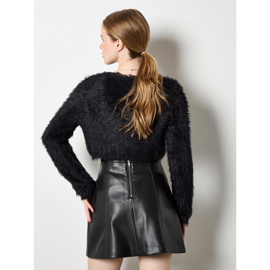 APRICOT Flauschiger Kurz Bolero  