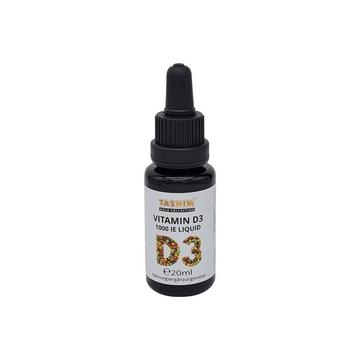 Vitamine D3 Gouttes - 1000IE - Huile de coco MCT