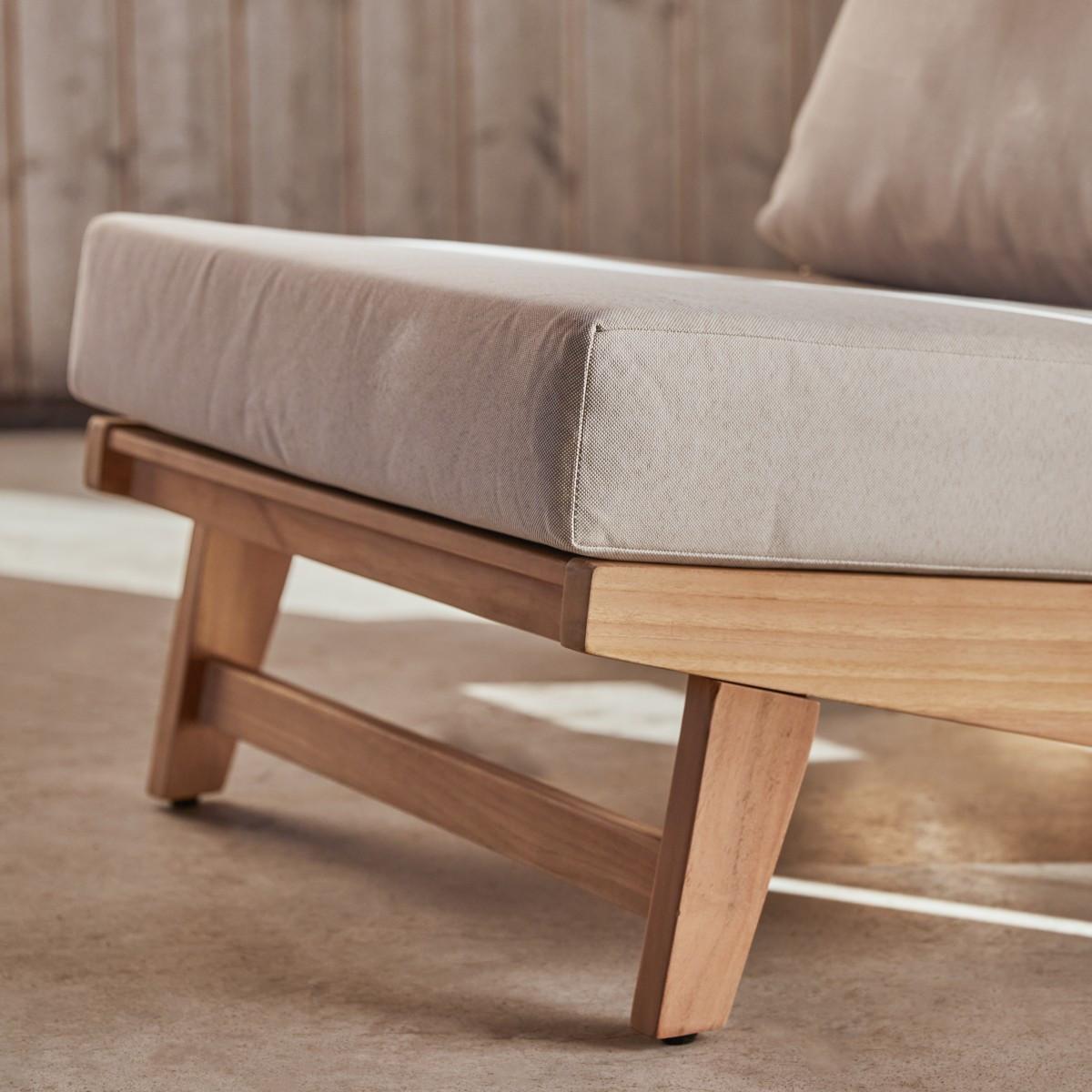 Tikamoon Gartensessel aus massivem Teak Olia  