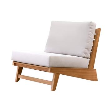 Gartensessel aus massivem Teak Olia