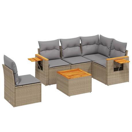 VidaXL Garten sofagarnitur poly-rattan  