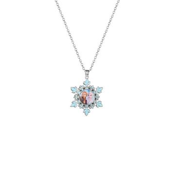 Collier  Frozen II Ana & Elsa Flocon de neige