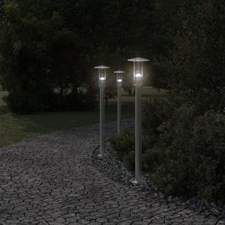 VidaXL Lampadaire d'extérieur acier inoxydable  