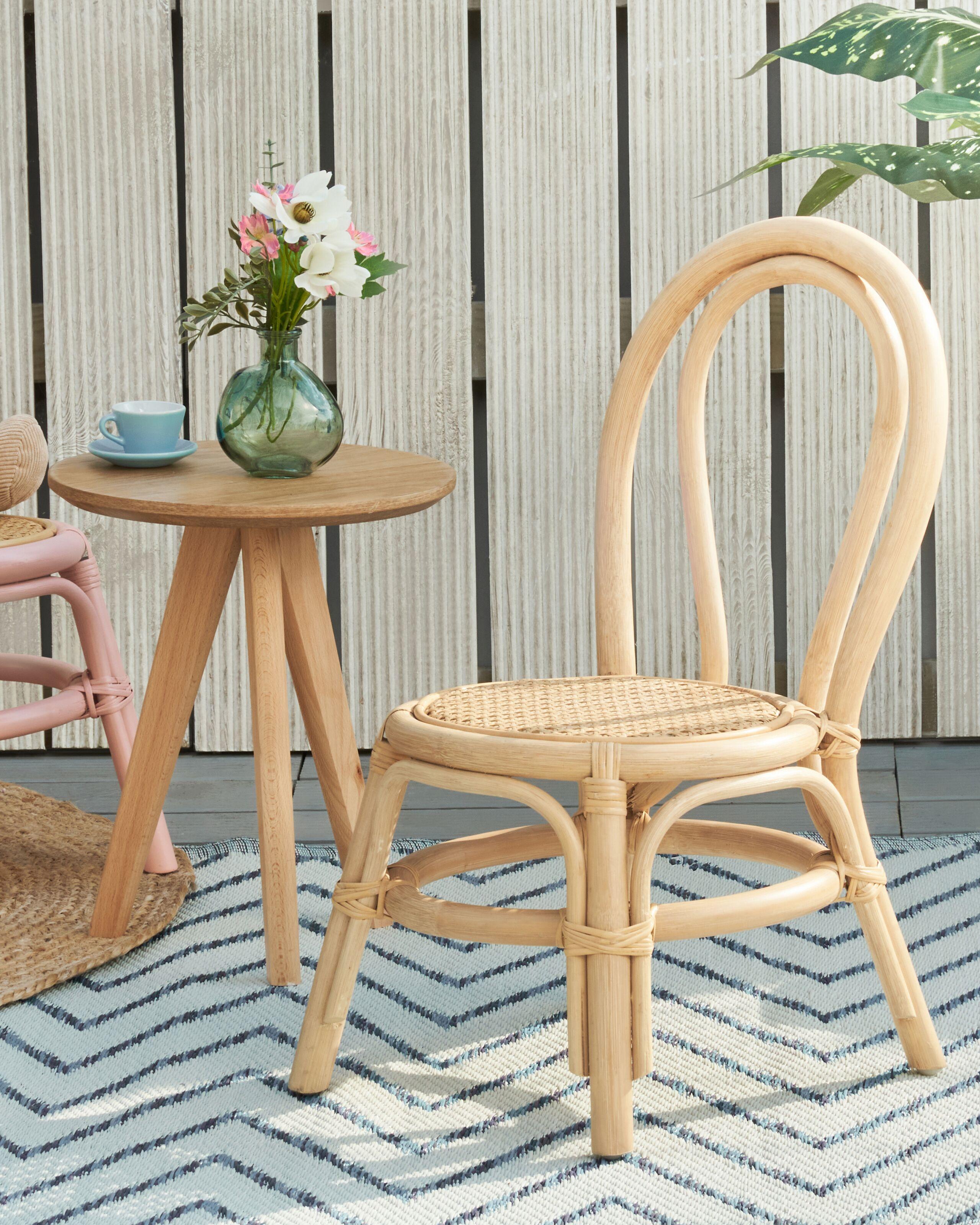 Beliani Kindersessel aus Rattan Boho KALIVIA  