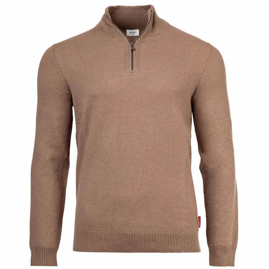 Joop Jeans Lauriono Pull en Tricot Quarter Zip  