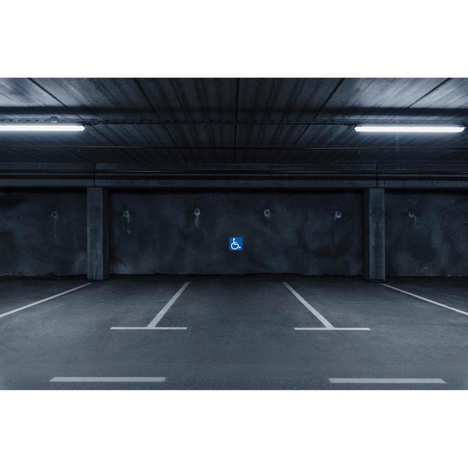 Exacompta Panneau PVC adhésif antidérapant Accès handicapés 10 cm  