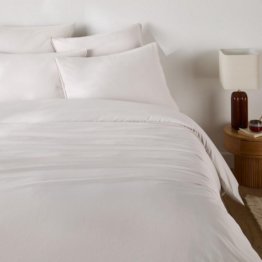 La Redoute Intérieurs Scenario Housse de couette unie en coton lavé  