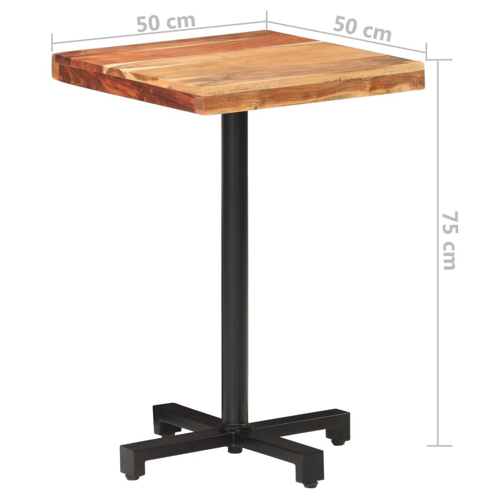 VidaXL Table de bistro bois d'acacia  